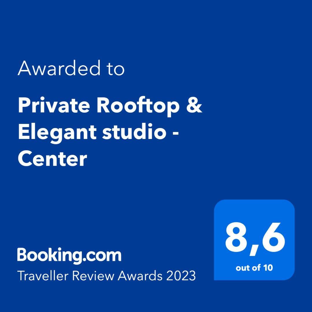 Private Rooftop&Elegant studio - Center Appartement Málaga Buitenkant foto